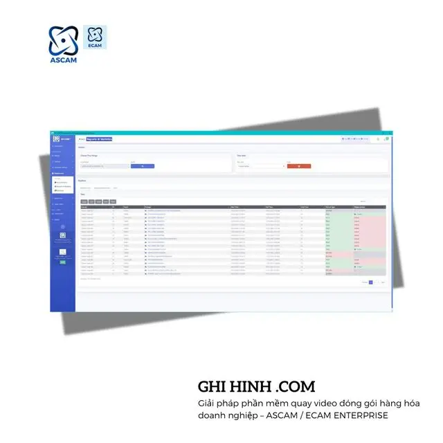 Quản lý danh sách video theo từng đơn hàng dễ dàng tra cứu